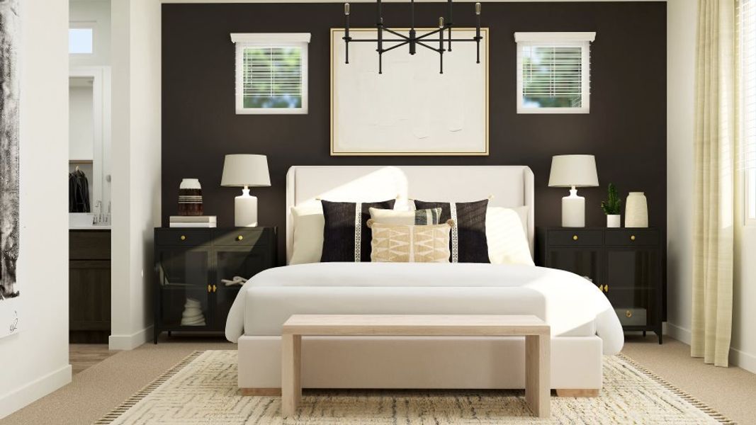 Woodstock owners suite bedroom