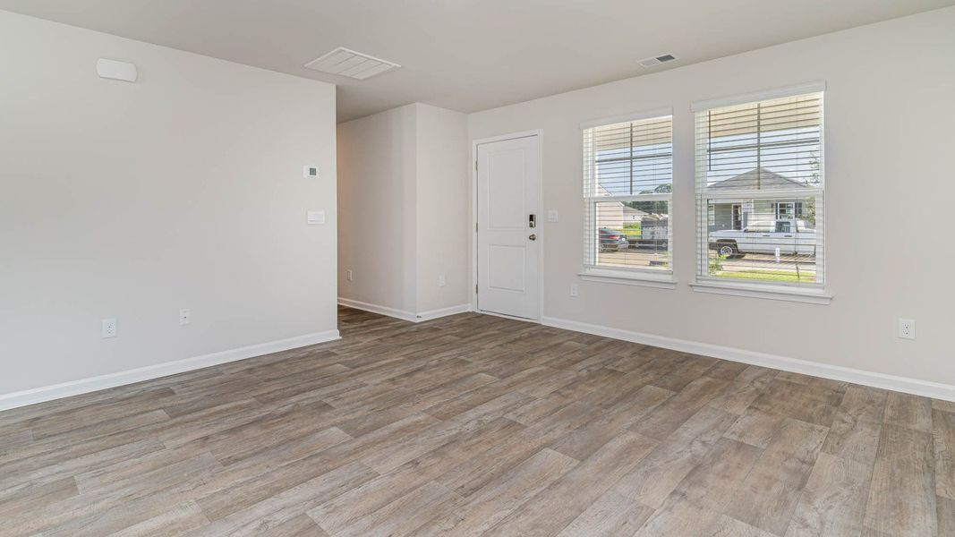 Representative unfurnished interior of a home built from the CURTIS by D.R. Horton in The Cottages at Blake Farm, Wilmington (Image 17). Representative unfurnished interior of a home built from the CURTIS by D.R. Horton in The Cottages at Blake Farm, Wilmington (Image 17).