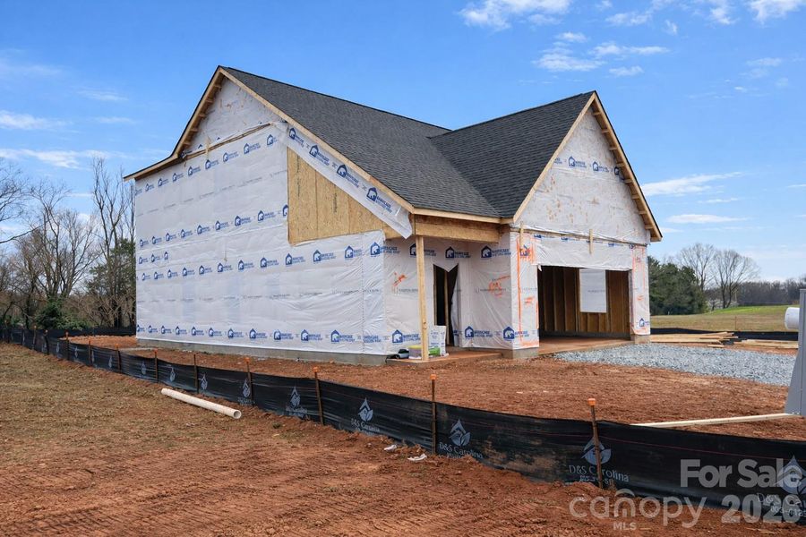 In-progress construction of a new home in , Statesville, NC (Image 4).