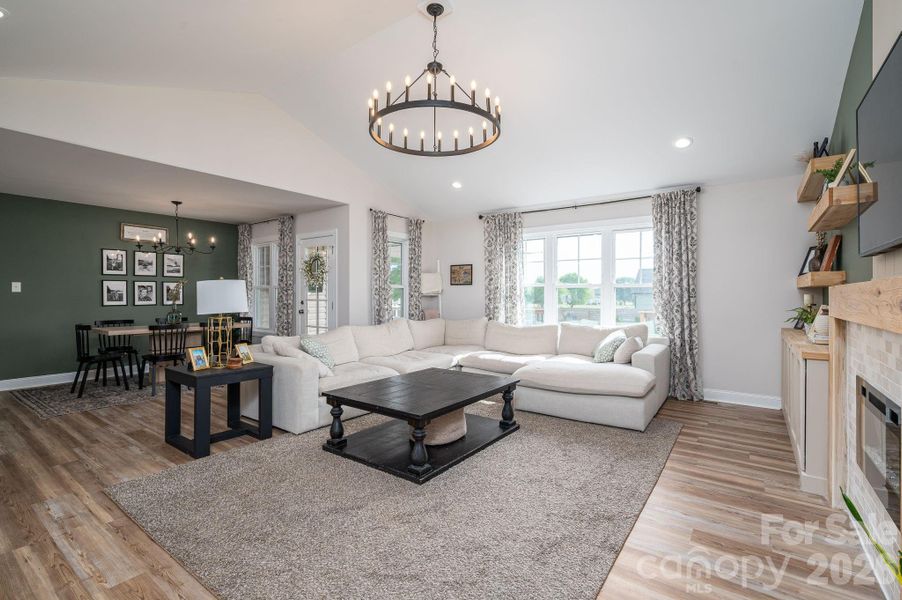 Furnished interior view inside a new home in , Lincolnton (Image 10).
