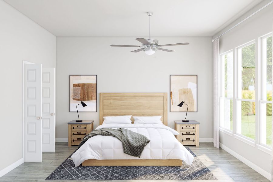 Furnished interior view inside a new home in Trillium, Richmond (Image 8).