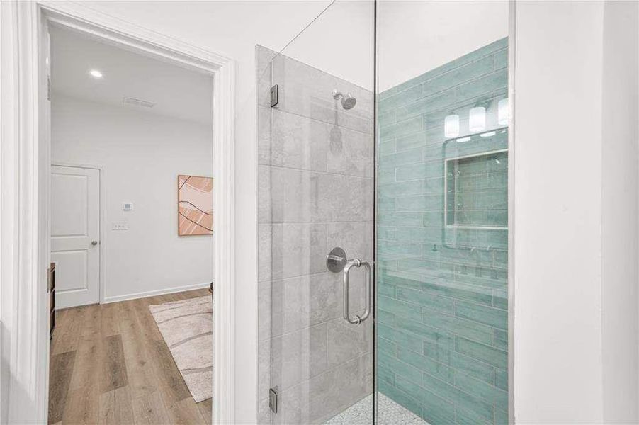 Furnished interior view inside a new home in , Atlanta (Image 11).