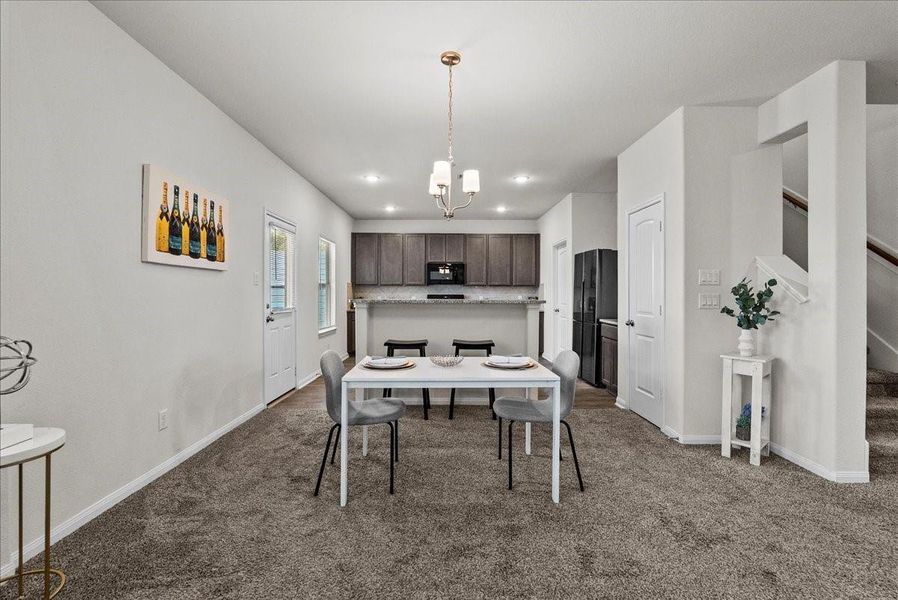 Furnished interior view inside a new home in Mecom Way, Hitchcock (Image 30). Furnished interior view inside a new home in Mecom Way, Hitchcock (Image 30).