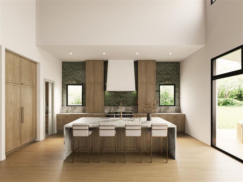 Furnished interior view inside a new home in , Dallas (Image 8).