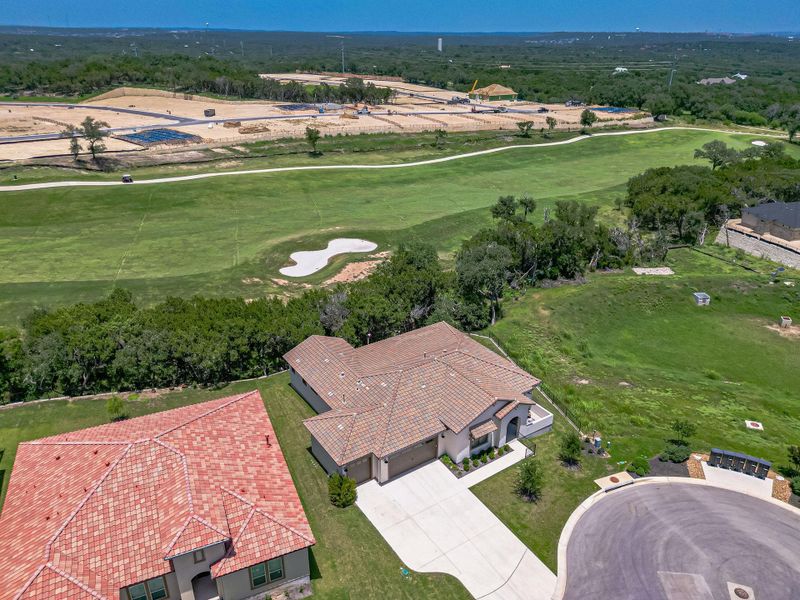Bird's eye view of a local golf course