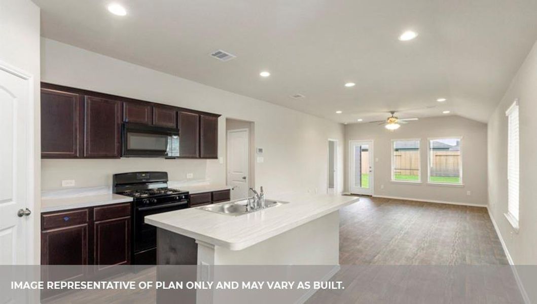 Furnished interior view inside a new home in Lake Conroe Cove, Willis (Image 3). Furnished interior view inside a new home in Lake Conroe Cove, Willis (Image 3).