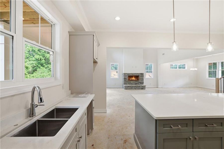 Furnished interior view inside a new home in , Cornelia (Image 9).