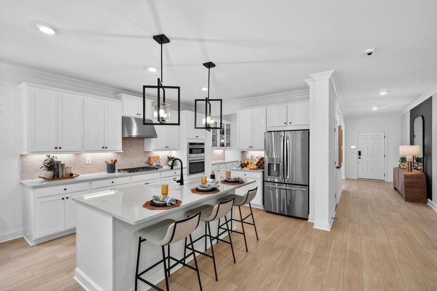 Furnished interior view inside a new home in Bailey Fence, Dacula (Image 6).