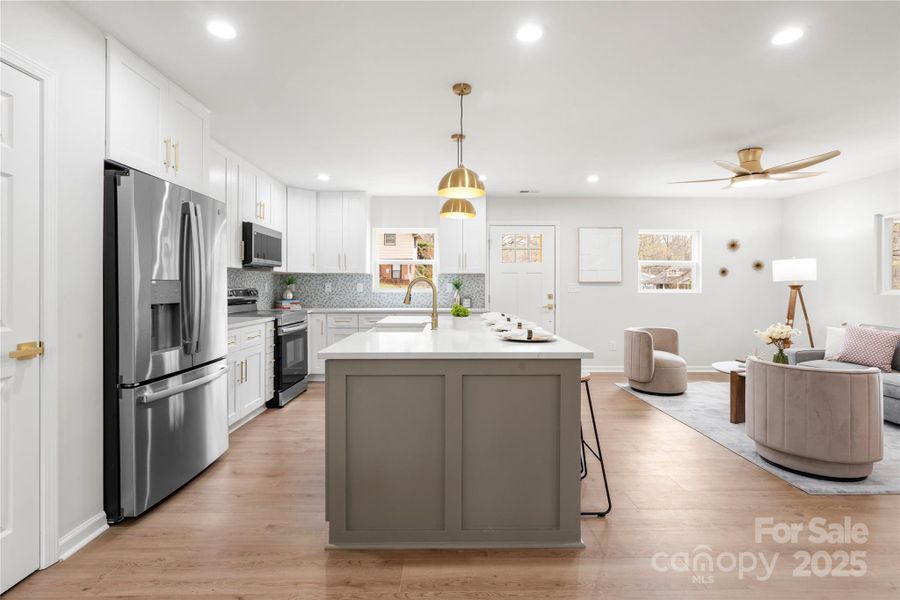 Furnished interior view inside a new home in , Cherryville (Image 12).