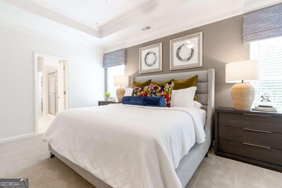 Furnished interior view inside a new home in Trellis Park, Hampton (Image 26).