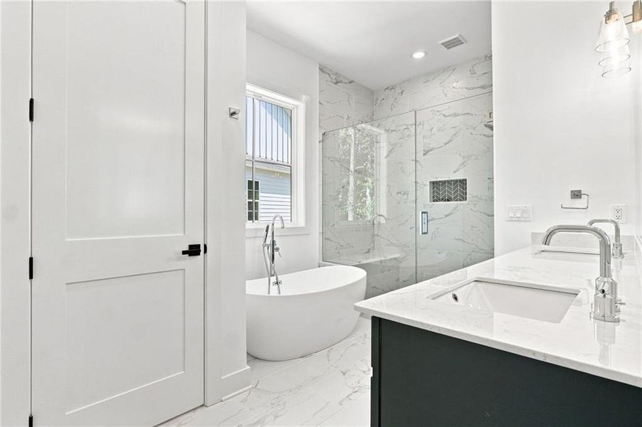 Furnished interior view inside a new home in Parkside Roswell, Roswell (Image 16).