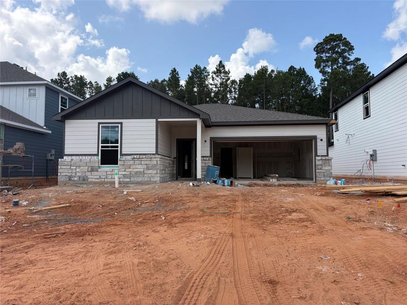 In-progress construction of a new home in Magnolia Springs, Montgomery, TX (Image 23).