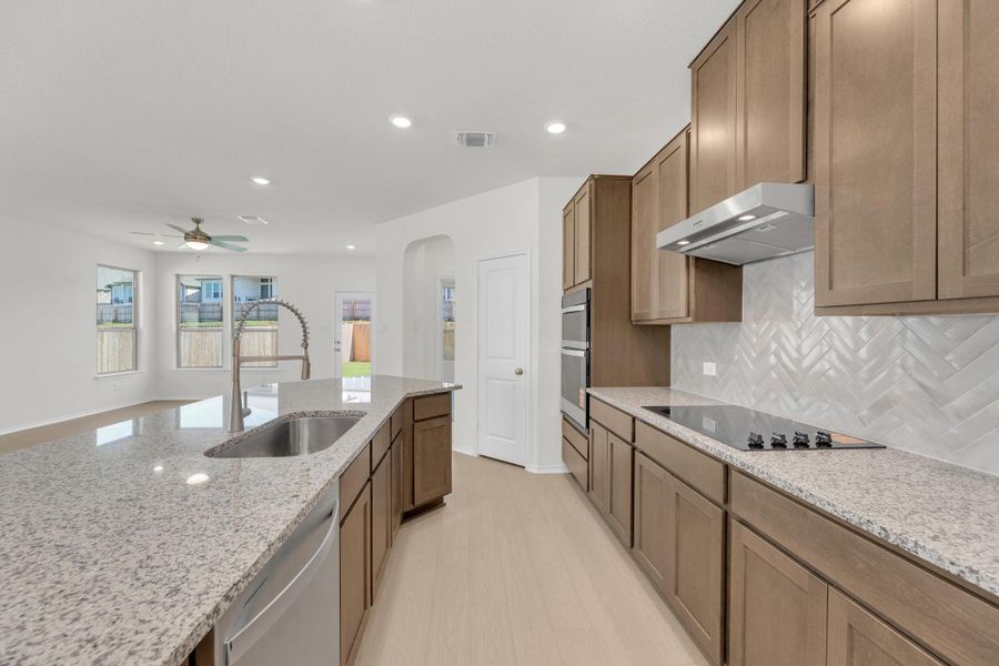 Furnished interior view inside a new home in Retreat at San Gabriel, Georgetown (Image 11).