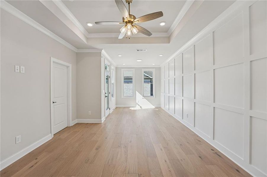 Spacious, unfurnished interior of a new home in Towns on Thompson, Alpharetta (Image 29).