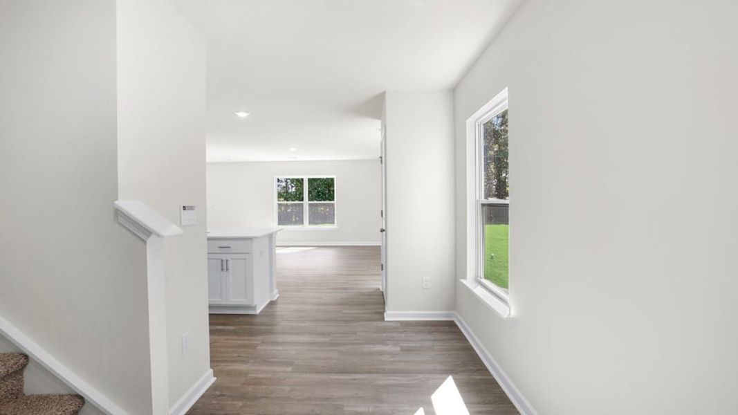 Spacious, unfurnished interior of a new home in Durbin Meadows, Fountain Inn (Image 16). Spacious, unfurnished interior of a new home in Durbin Meadows, Fountain Inn (Image 16).