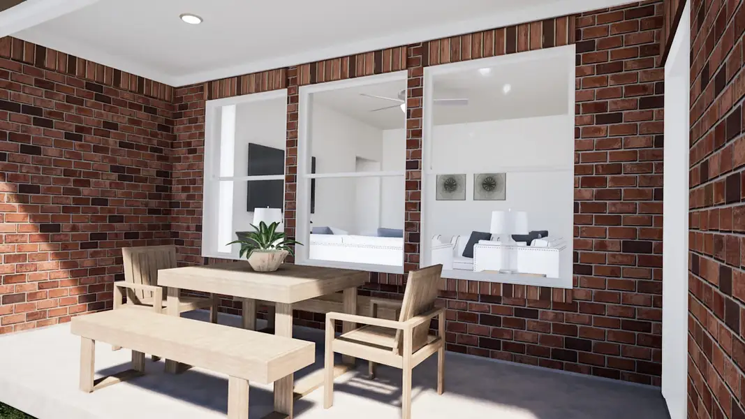 Representative exterior details of a home built from the Bryson by Tri Pointe Homes in Painted Tree, McKinney (Image 3).