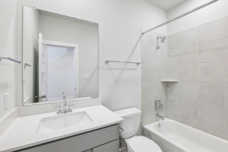 Furnished interior view inside a new home in Avery Centre, Round Rock (Image 7).