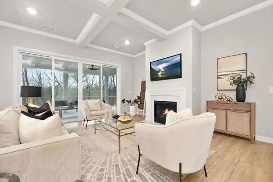 Representative furnished interior of a home built from the Kensington by True Homes in Stonebridge Fairways, Monroe (Image 6).