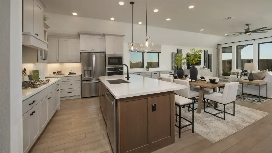 Furnished interior view inside a new home in Canyon Falls, Northlake (Image 26).