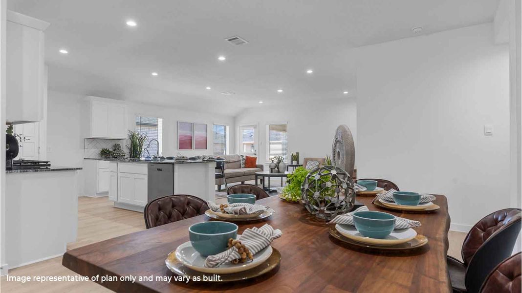 Furnished interior view inside a new home in Westland Ranch 50' Homesites, League City (Image 7).