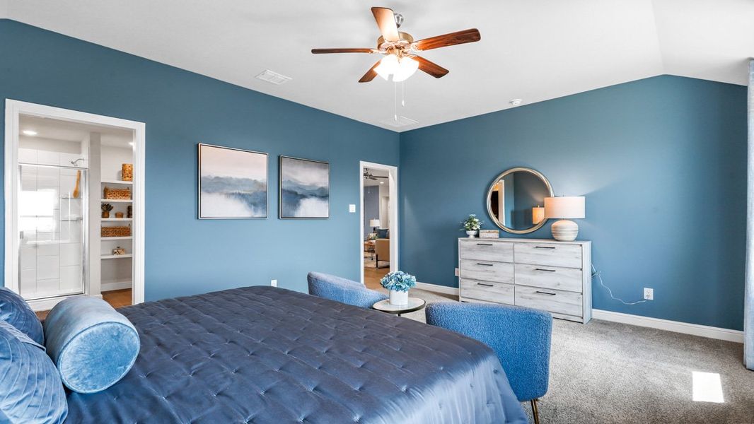 Furnished interior view inside a new home in Sandstone Estates, Granbury (Image 20). Furnished interior view inside a new home in Sandstone Estates, Granbury (Image 20).