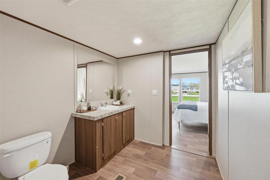 Furnished interior view inside a new home in , Burleson (Image 11).