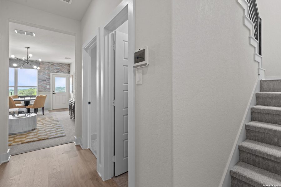 Furnished interior view inside a new home in Prominence, San Antonio (Image 16).