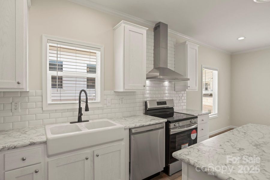 Furnished interior view inside a new home in , Asheville (Image 13).