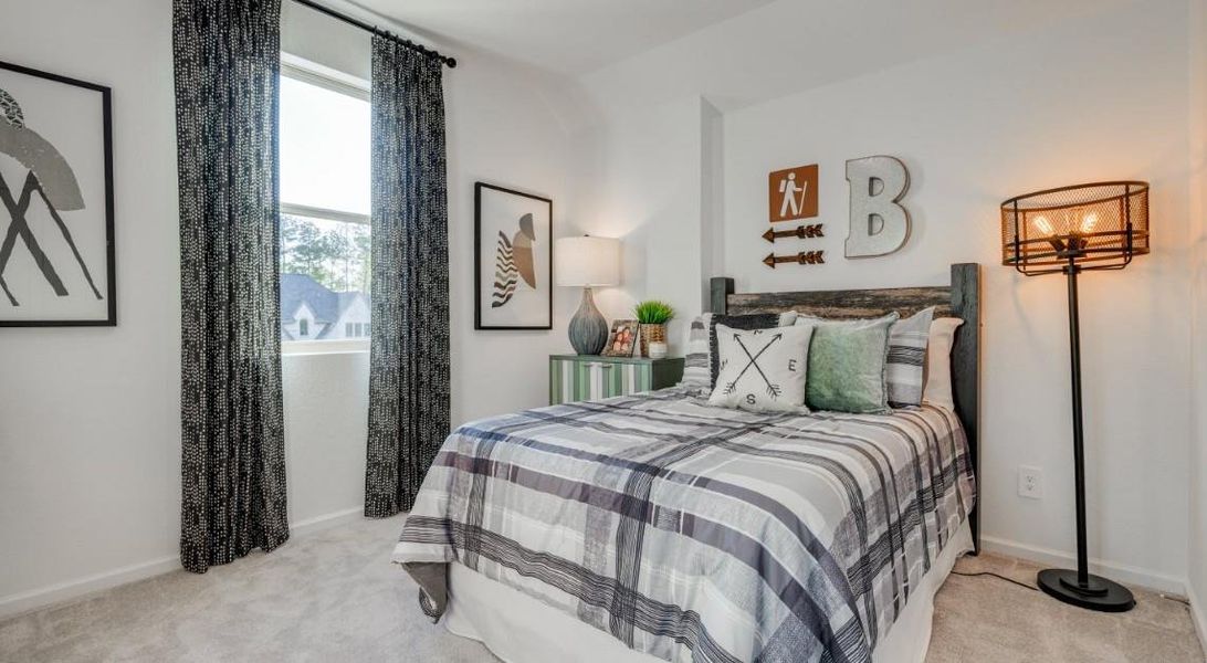 Furnished interior view inside a new home in Samara, League City (Image 14).