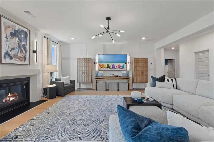 Furnished interior view inside a new home in Westwind Estates, Hampton (Image 11).
