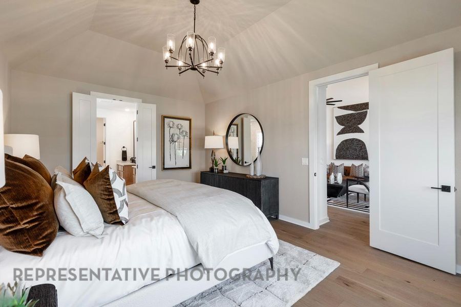 Furnished interior view inside a new home in Easton Park, Austin (Image 7). Furnished interior view inside a new home in Easton Park, Austin (Image 7).