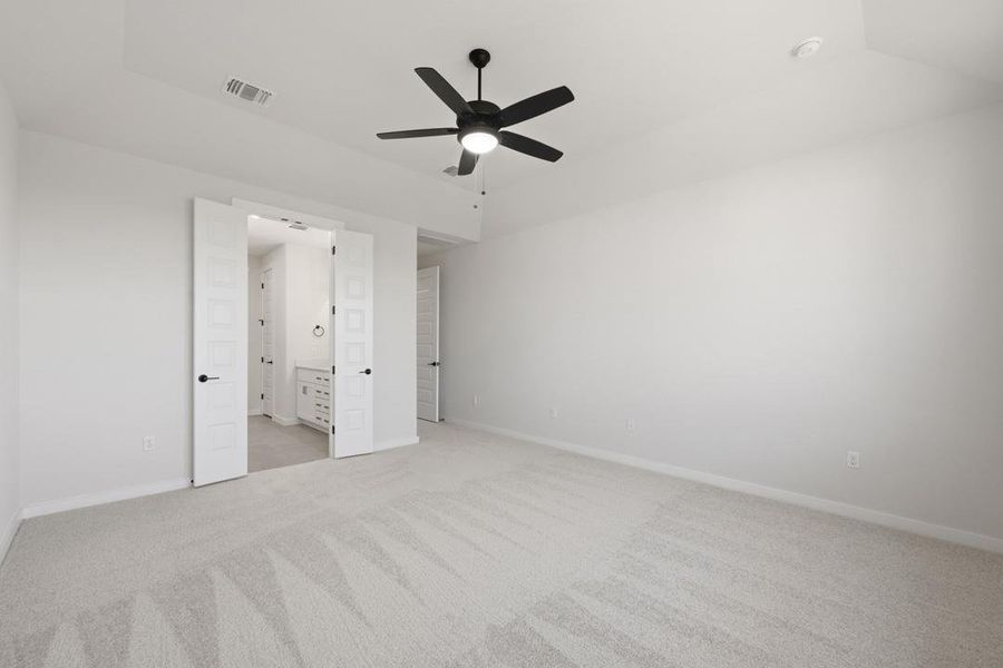 Spacious, unfurnished interior of a new home in Terrace Collection At Turner's Crossing, Buda (Image 31).
