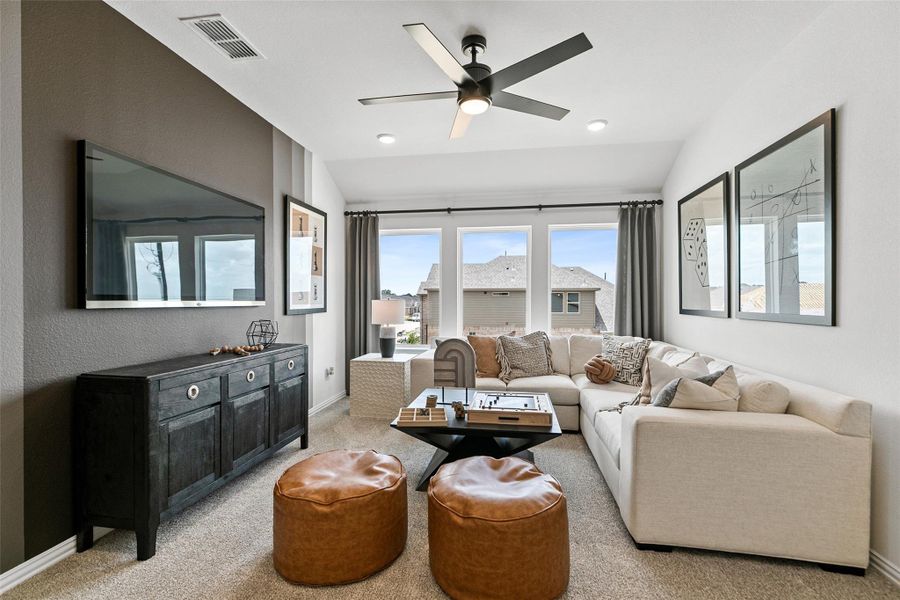 Furnished interior view inside a new home in Beamer Villas, Friendswood (Image 14).