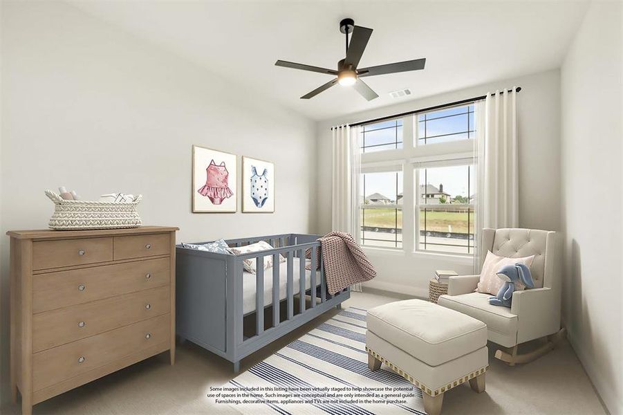 Furnished interior view inside a new home in Rockwood 65, Mansfield (Image 12).