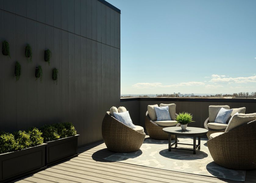 Representative exterior details of a home built from the Contour Three by Brookfield Residential in Uplands, Westminster (Image 4).