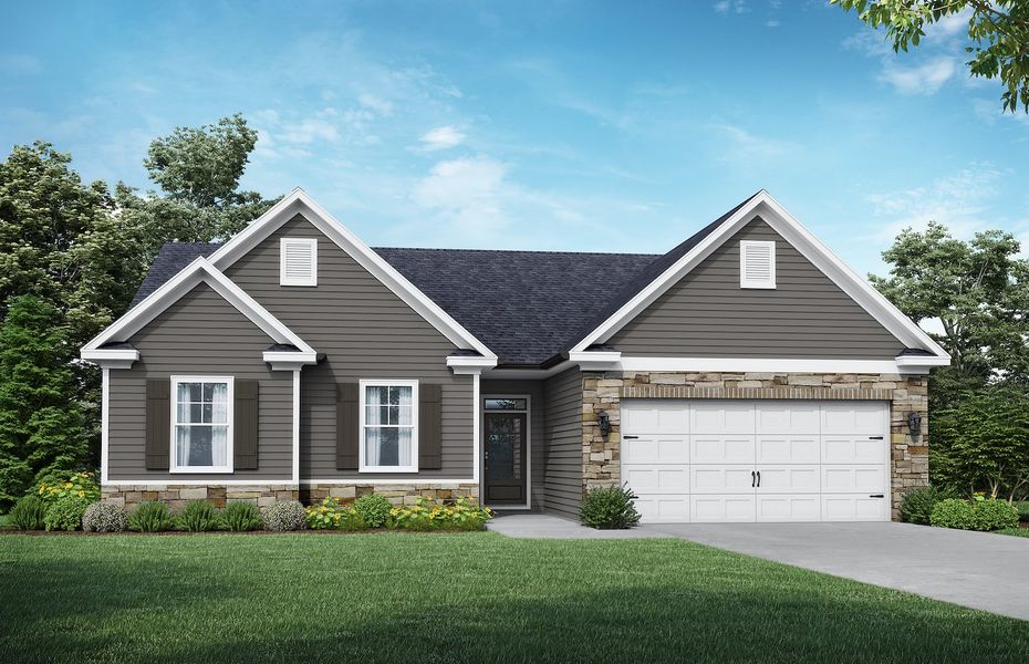 Representative exterior photo of a completed home built from the Brentwater by McKinley Homes in Hellen Valley, Braselton, GA (Image 2). Representative exterior photo of a completed home built from the Brentwater by McKinley Homes in Hellen Valley, Braselton, GA (Image 2).