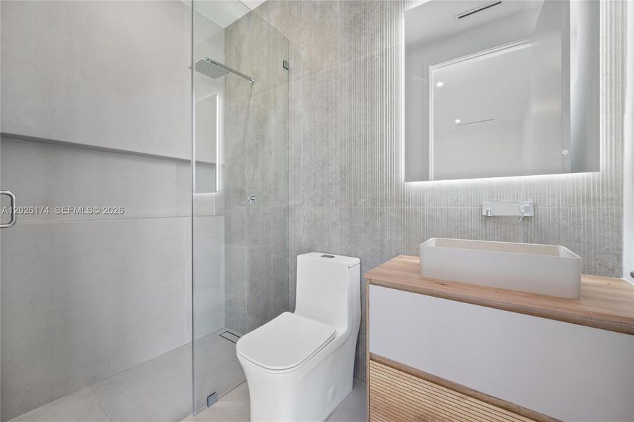 Furnished interior view inside a new home in , Miami (Image 9).