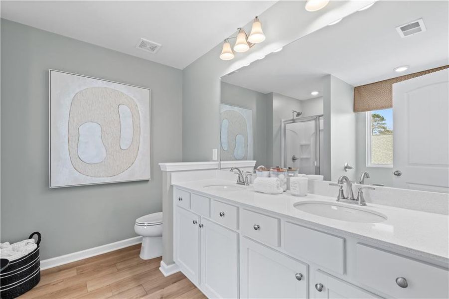 Furnished interior view inside a new home in Bowers Farm, McDonough (Image 31).