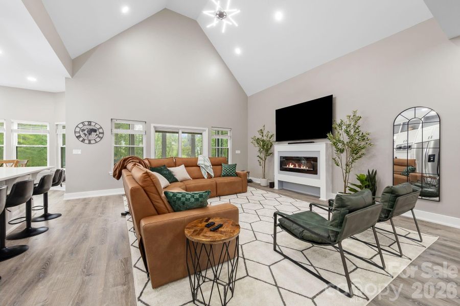 Furnished interior view inside a new home in , Bessemer City (Image 35).