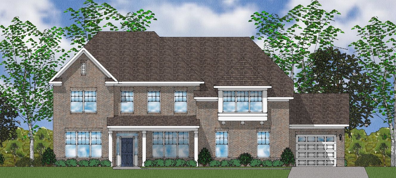 Representative exterior photo of a completed home built from the McKenna II - Elite Collection by Mungo Homes in Suter Estates, Easley, SC (Image 7).