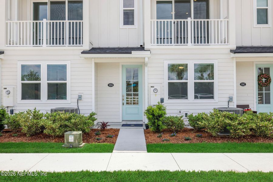 Exterior details and patio area of a home in , Jacksonville Beach (Image 26).