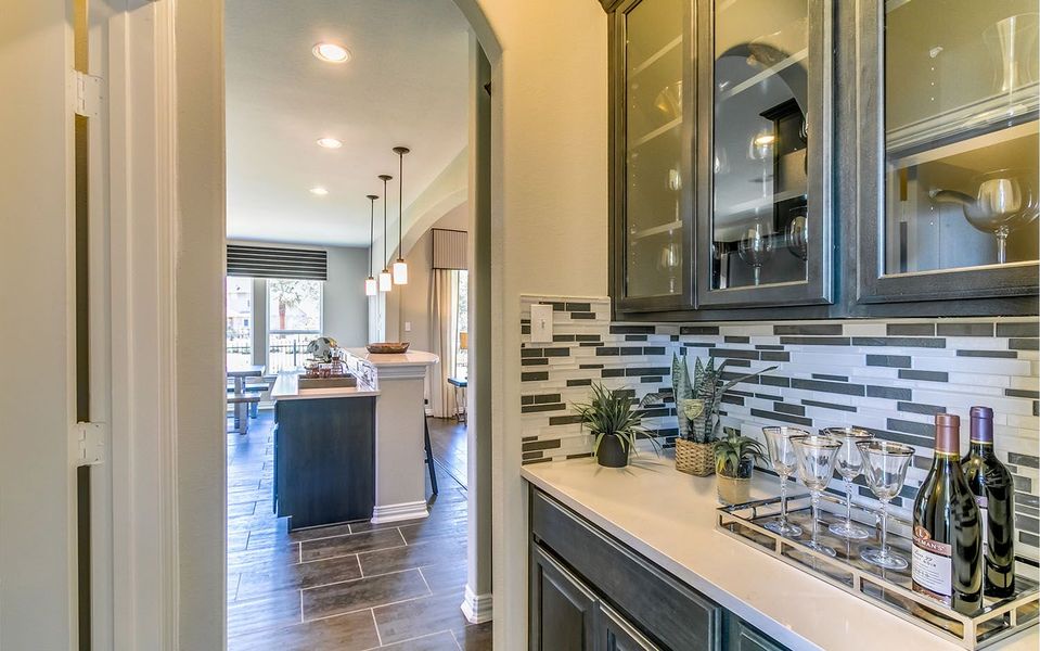 Furnished interior view inside a new home in Marvida, Cypress (Image 9).