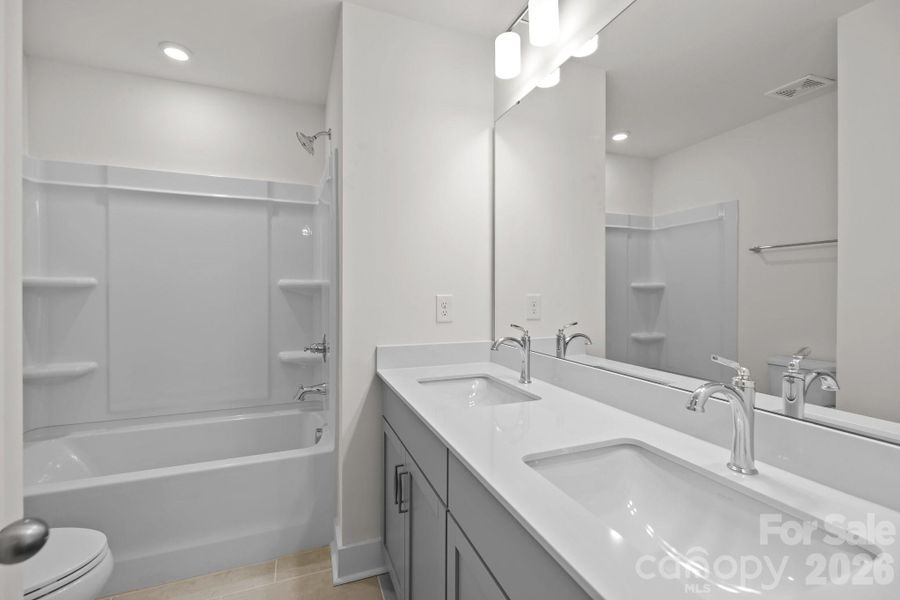 Representative PhotoSecondary Bathroom with Upgrade - dual sinks