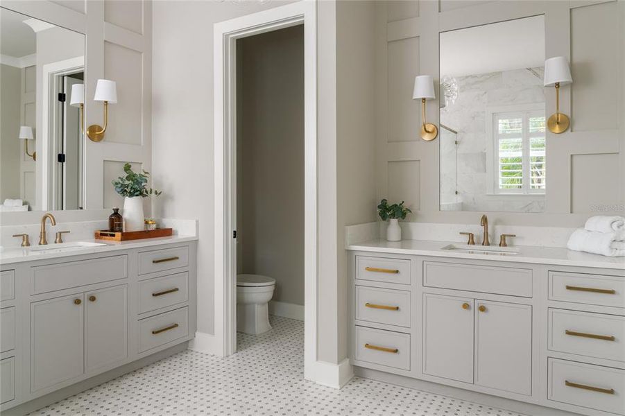 Furnished interior view inside a new home in , St. Petersburg (Image 18).