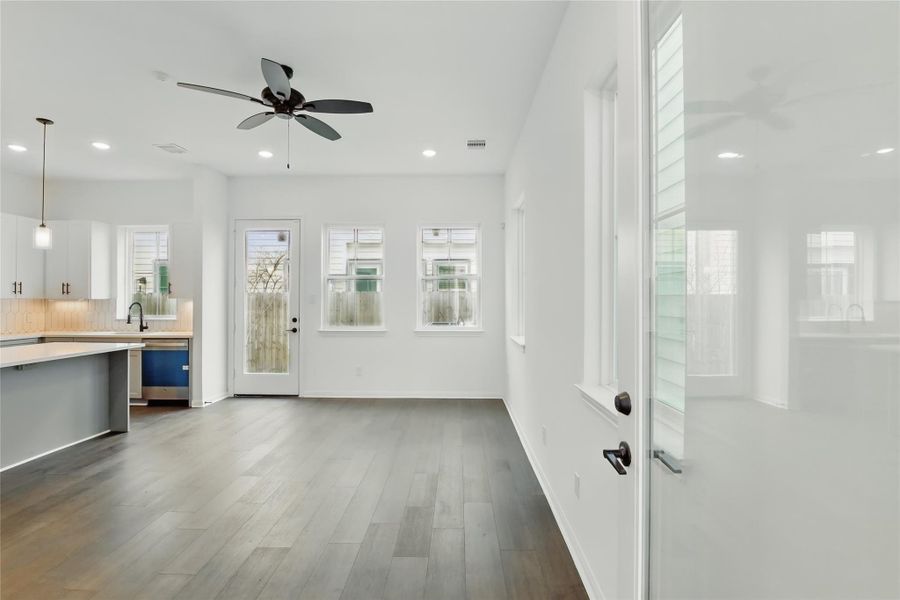 Spacious, unfurnished interior of a new home in 9902 Clark, Houston (Image 20). Spacious, unfurnished interior of a new home in 9902 Clark, Houston (Image 20).