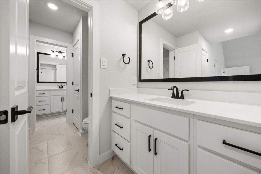 Furnished interior view inside a new home in , Richmond (Image 29).