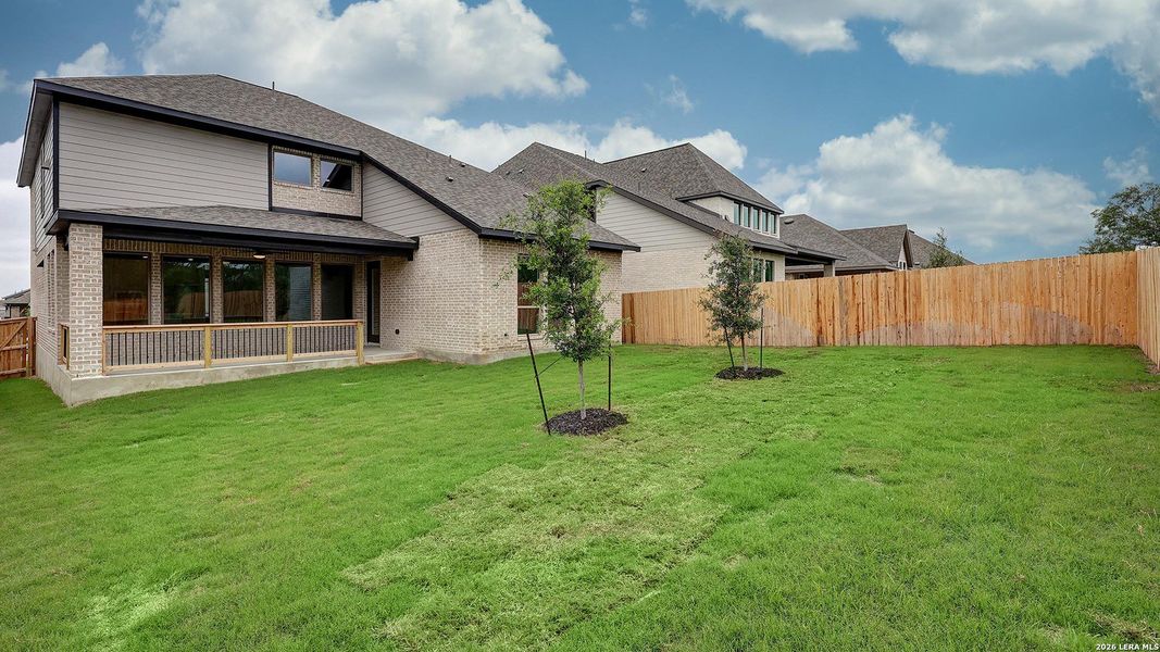 Exterior details and patio area of a home in VIDA, San Antonio (Image 25).