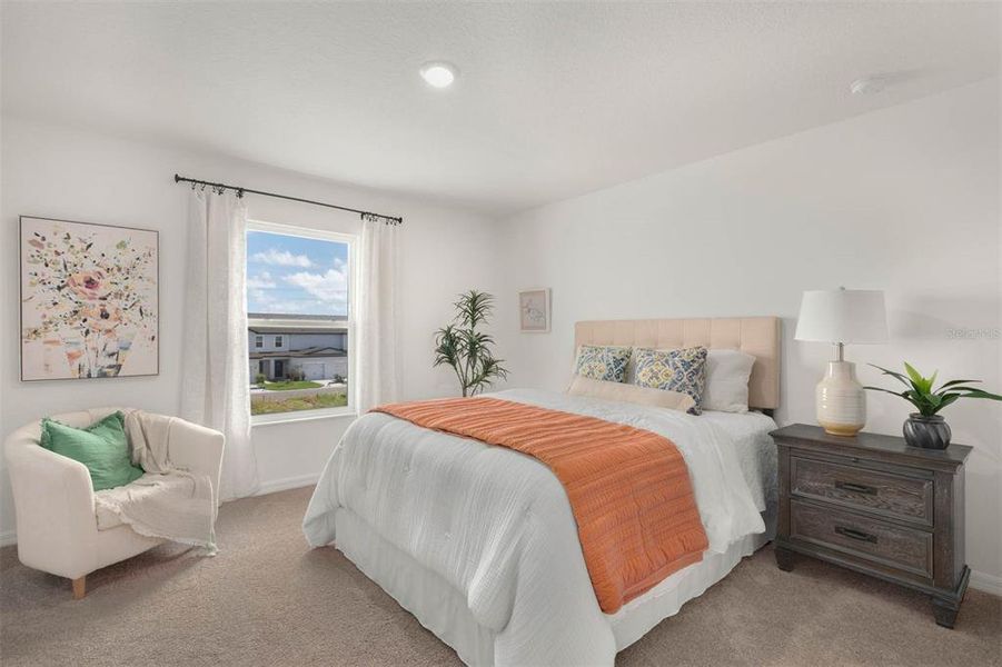 Furnished interior view inside a new home in Sol Vista, Dundee (Image 16). Furnished interior view inside a new home in Sol Vista, Dundee (Image 16).