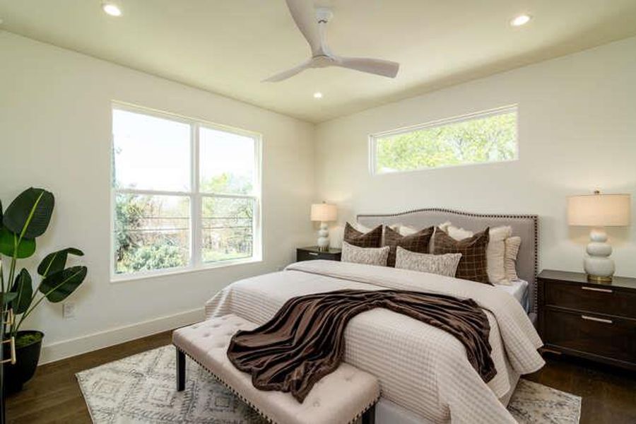 Furnished interior view inside a new home in , Austin (Image 13). Furnished interior view inside a new home in , Austin (Image 13).