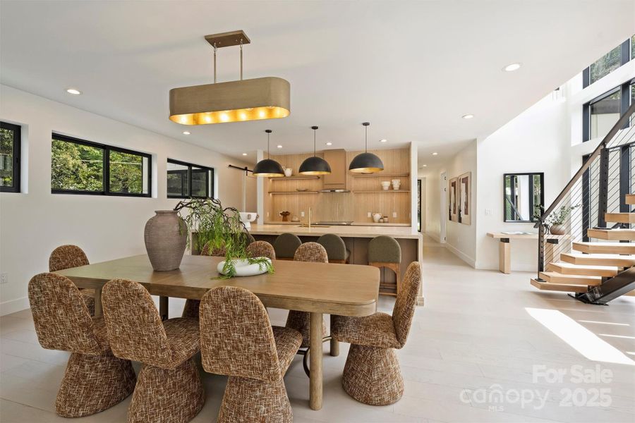 Furnished interior view inside a new home in , Charlotte (Image 29).